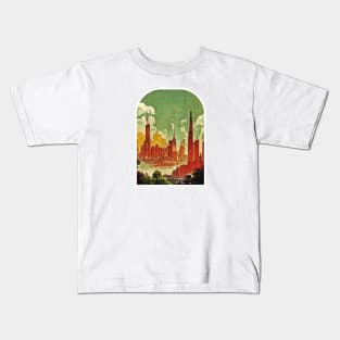 city retro scapes Kids T-Shirt